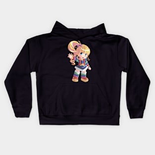 rainbow brite Kids Hoodie